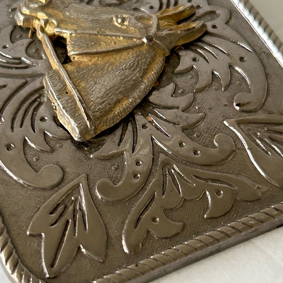 Vintage equestrian belt buckle - Picture 6 of 9